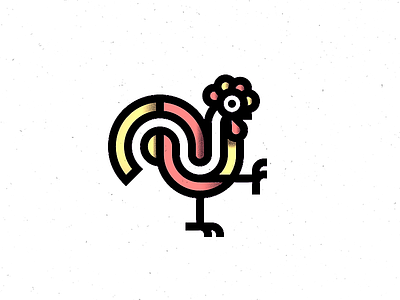 Rooster brand cock hen kikiriki logo mark rooster symbol