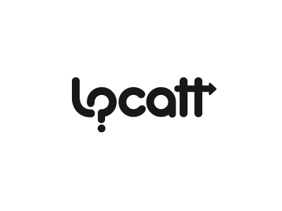 Locatt here localize locate logo where
