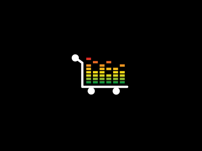 Beatcart beat equalizer logo shop cart tunes