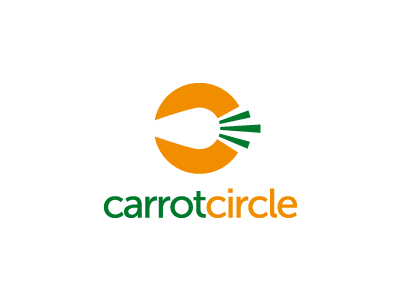 carrotcircle brand carrot circle group letter c logo mark