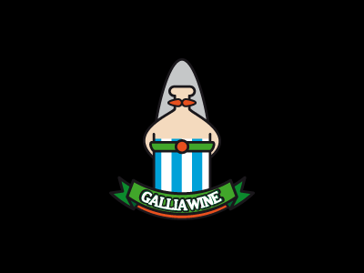 Galliawine gallia gaul logo obelix wine