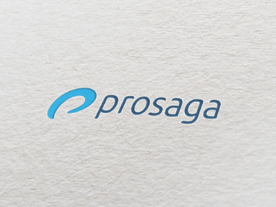 Prosaga brand identity logo medical product services