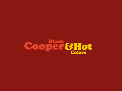 Cooper colors cooper black font hot colors playoff