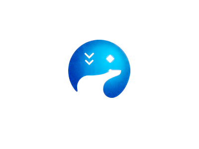 Polar Bear bird star polar polar bear icon brand mark bear symbol logo