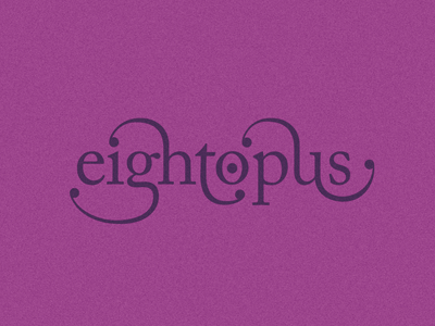 Eightopus brand concept creative logo logo mark octopus type
