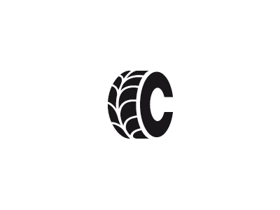 Cleanwheel brand clean concept creative logo eco green leaf letter c logo mark tyre wheel