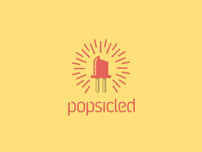 Popsicled brand concept creative logo led logo mark popsicle