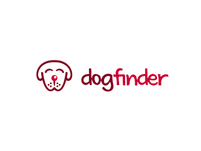 Dogfinder brand creative creative logo dog find finder locate logo map locator mark pet pin simple