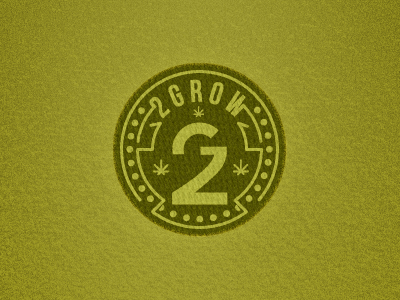 2grow 2 brand concept creative logo g ganja grow grow shop letter g logo mark natural number 2