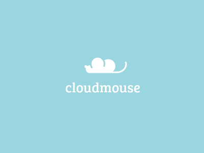 cloudmouse backup brand cloud concept creative logo logo mark mouse