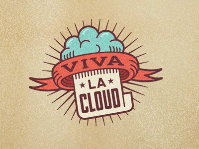 Vivalacloud2 brand cloud coworking creative creative logo divine logo logo design logo designer mark revolution social
