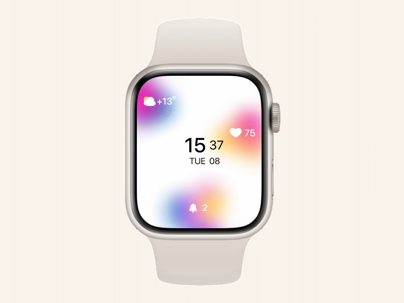 Watch home screen concept