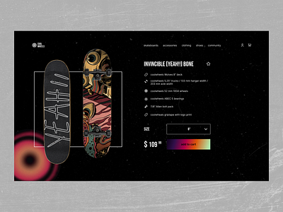 Cool Wheels - skateboard shop concept