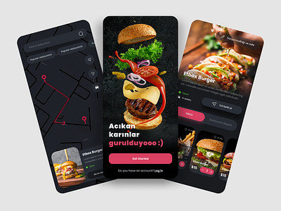 Gurulduyo Food App app design ui ux