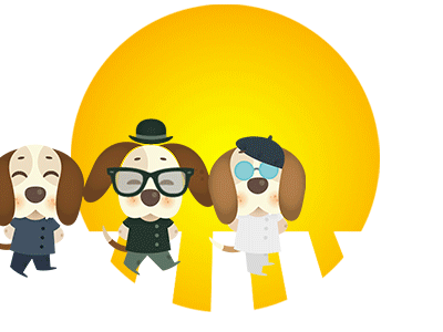 The Beagles beagles beatles gif tv show zecchino doro