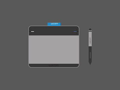 Wacom Tablet creative design flat graphic illustrator intuos photoshop tablet wacom