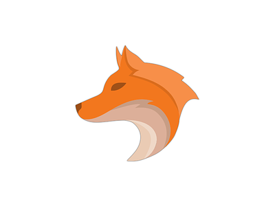 Fox design fox illustrator logo rebound