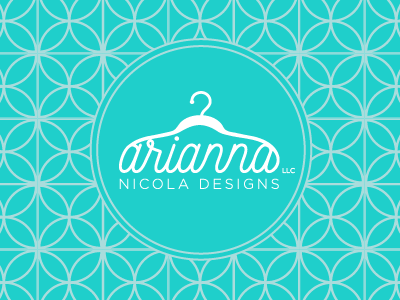 Arianna Nicola Designs arianna hanger logo wedding