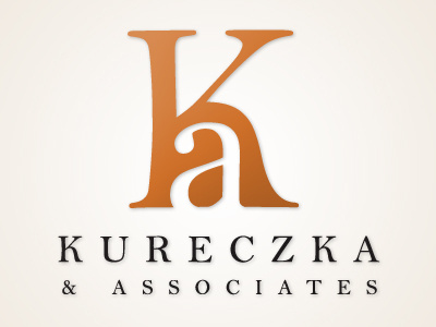 Kureczka And Associates associates brand business logo name orange
