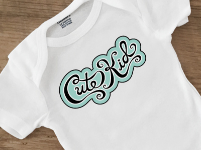 Cute Kid drawing hand lettering lettering script sketch