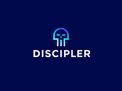 Discipler branding d dead discipler guru identity logo mark master sign skull smolkinvision symbol