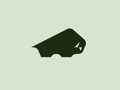 Buffalo bisone branding buffalo identity logo mark sign smolkinvision symbol