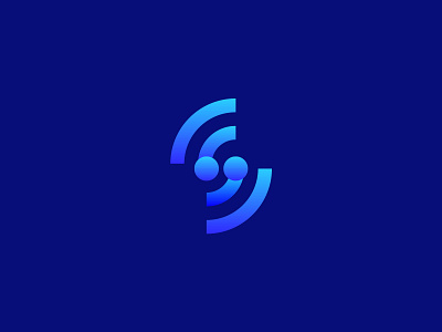 S WiFi branding icon identity logo logotype mark s sign smolkinvision symbol wifi