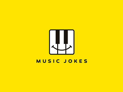 Music Jokes joke jokes key logo mark music piano smile smolkinvision smolkinvladislav