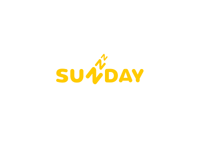 Sunday logo mark sleep smolkinvision smolkinvladislav sun sunday zzz