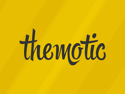 Themotic Logo hipster logo theme themotic wordpress