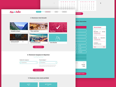 Fais Ta Valise Checkout responsive uiux webdesign