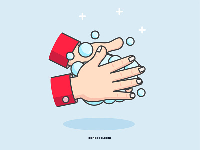 Wash Your Hand' Illustration corona coronavirus covid19 hand wash healthcare healthy life soap vector illustration wash your hands