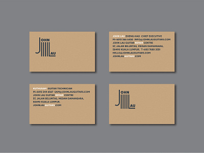 Branding | John Lau Guitar Repair Center branding design graphic design illustration