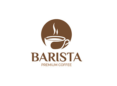 BARISTA barista brew brown coffee coffeeshop graphic design logo