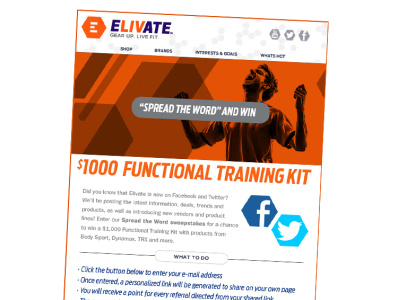 ELIVATE email campaign