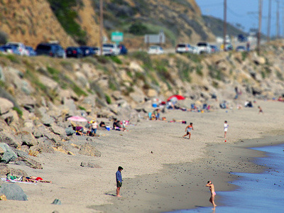 California Tilt Shift beach california photography tilt shift