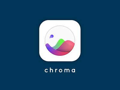 chroma - logo app chroma colors logo mobile