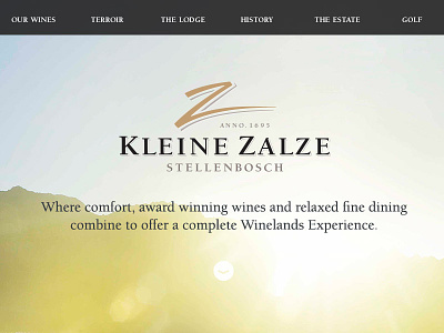 Kleine Zalze - website coming soon!