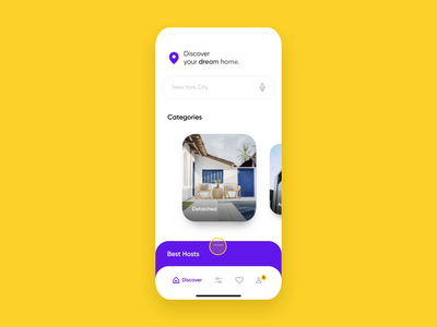 Anthill - Real Estate Home (Animated) android animated app desk fresh house ios mobile rent ui ux