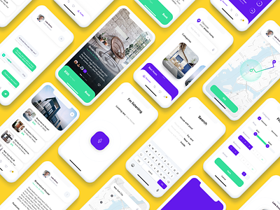 Anthill - Real Estate / All Screen aftereffects app behance concept design fresh house ios mobile ui ux