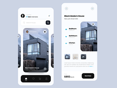 Real Estate app ui