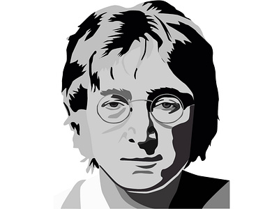 John Lennon illustration vector