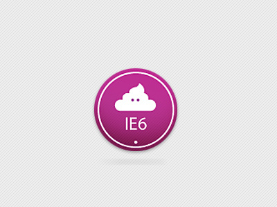 IE6 - badge badge ie6 pink