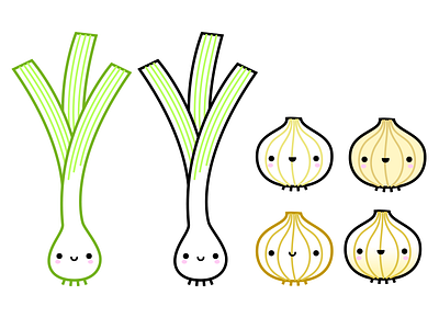 veggie leek onion vector graphics vegetables