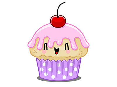 Cupcake cupcake cute sweet vector graphics