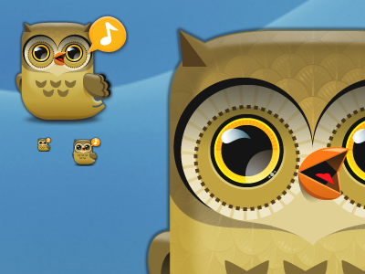 Hoot app icon owl