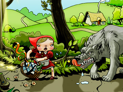 Little Red Riding Hood illustration red riding hood