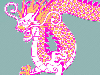 Dragon dragon illustration