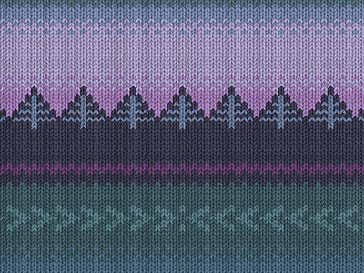 Knitting wear background forest knitting pixel graphics