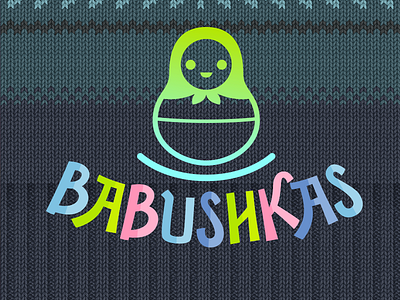 Babushkas logo babushka logo matryoshka nesting doll russian vector graphics